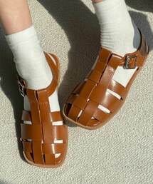 DHOLIC（ディーホリック）の「編みストラップサンダル（サンダル）」