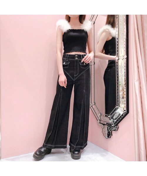 lilLilly(リルリリー)の「【ORDERMADE】フェザーキャミトップス(トップス・レディース・ベースWHITE/ベースBEIGE/ベースPINK/ベースPURPLE/ベースBLACK)」の16枚目の写真