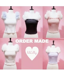 lilLilly | 【ORDERMADE】フェザーキャミトップス(トップス)