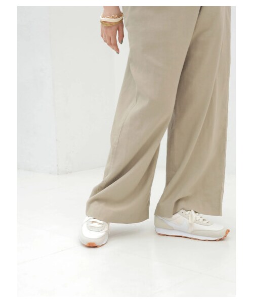 AMERICAN HOLIC(アメリカンホリック)の「リネンブレンドサロペット(オールインワン・サロペット・チャコールグレー/グレーベージュ・F)」の8枚目の写真