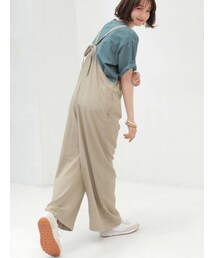 AMERICAN HOLIC | リネンブレンドサロペット(オールインワン・サロペット)