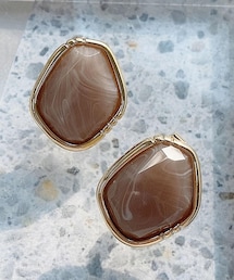 Lattice | マーブルストーンピアス(ピアス（両耳用）)