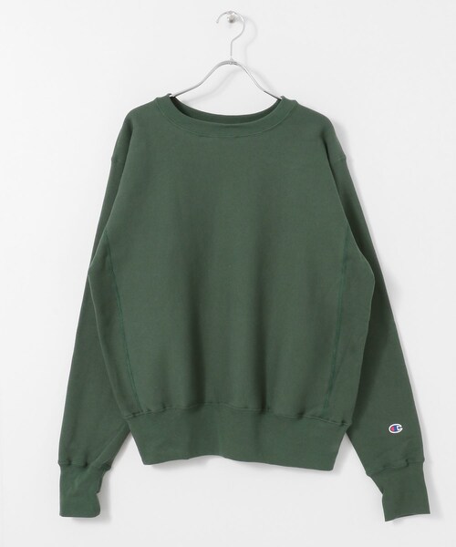 Champion（チャンピオン）の「CHAMPION リバースウィーブクルーネックスウェット（その他・メンズ・グレー/ブラック/モスグリーン・M/L/XL）」の15枚目の写真