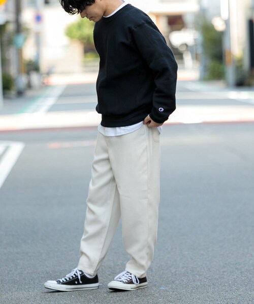 Champion（チャンピオン）の「CHAMPION リバースウィーブクルーネックスウェット（その他・メンズ・グレー/ブラック/モスグリーン・M/L/XL）」の9枚目の写真