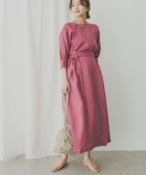 KBF+ Terre de Linバックカシュクールワンピース