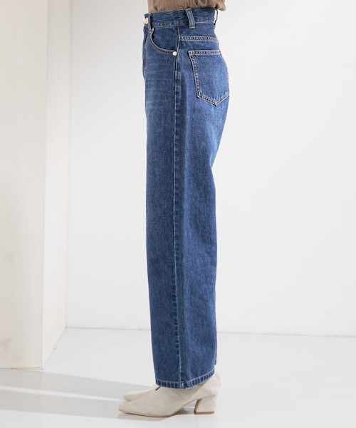 KBF(ケイビーエフ)の「ワイドストレートデニム(その他・レディース・INDIGO/BLUE・34/36/38)」の11枚目の写真