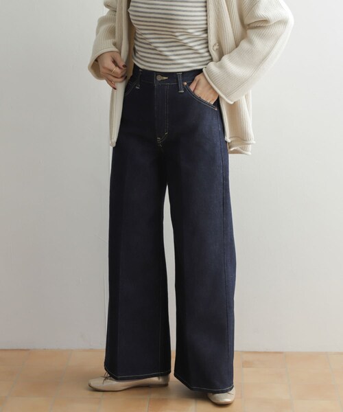 Lee WIDE BAGGY D/INDIGO