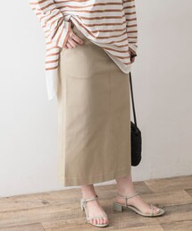 F by ROSSO（エフバイロッソ）の「F by ROSSO ストレッチチノスカート（その他）」