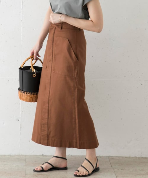 [URBAN RESEARCH ROSSO] フロントポケットタイトスカート URBAN RESEARCH ROSSO WOMEN（アーバンリサーチ ロッソ）の