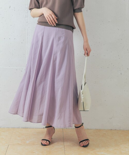 yo BIOTOP wool tight Aline skirt 【公式通販】