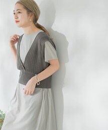 ITEMS URBANRESEARCH（アイテムズ アーバンリサーチ）の「ビスチェセットカットワンピース（その他・レディース）」