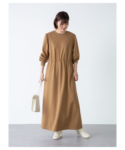 Green　Parks（グリーンパークス）の「armonia・プリーツ切り替えワンピース（ワンピース/ドレス・ブラック/ブラウン・F）」の22枚目の写真