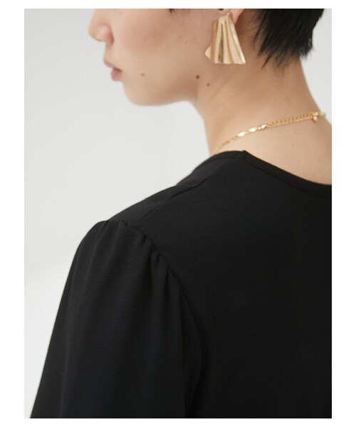 Green　Parks（グリーンパークス）の「armonia・プリーツ切り替えワンピース（ワンピース/ドレス・ブラック/ブラウン・F）」の12枚目の写真