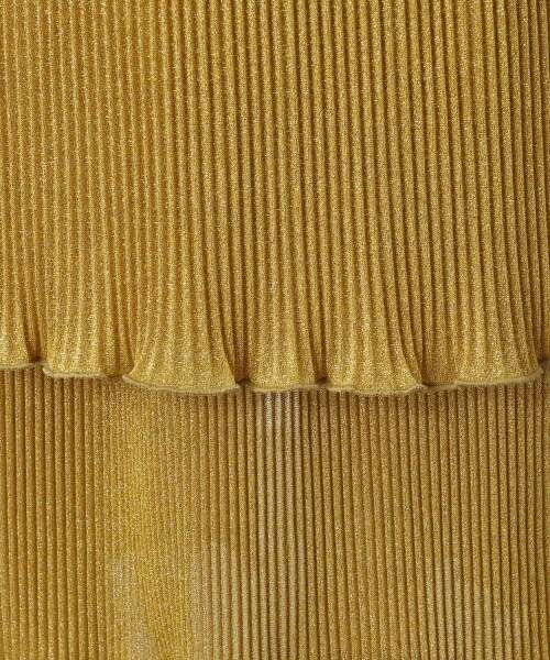 JEANASIS（ジーナシス）の「プリーツシャイニーティアードスカート（スカート・ホワイト系その他()/ブラック()/グレー()/イエロー()・FREE）」の18枚目の写真