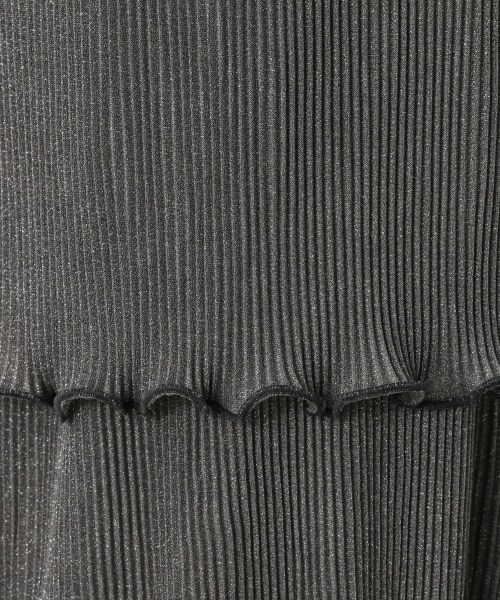 JEANASIS（ジーナシス）の「プリーツシャイニーティアードスカート（スカート・ホワイト系その他()/ブラック()/グレー()/イエロー()・FREE）」の16枚目の写真