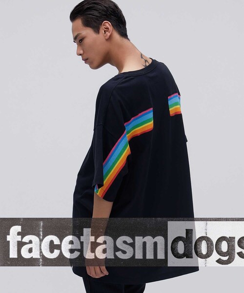 FACETASM × Dogs　RIB BIG T-Shirts KOHH