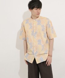SENSE OF PLACE by URBAN RESEARCH（センスオブプレイスバイアーバンリサーチ）の「バティックプリントバンドカラーシャツ（その他・メンズ）」