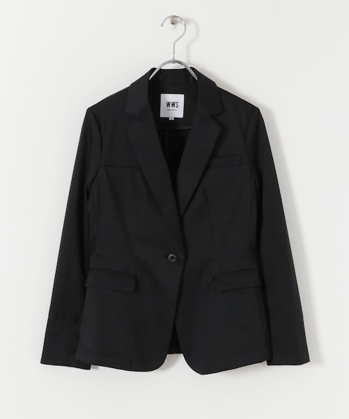 WWS(ワークウェアスーツ)の「WORK WEAR SUITS テーラードライトジャケット(その他・レディース・BLACK/D.NAVY・S/M/L)」の4枚目の写真