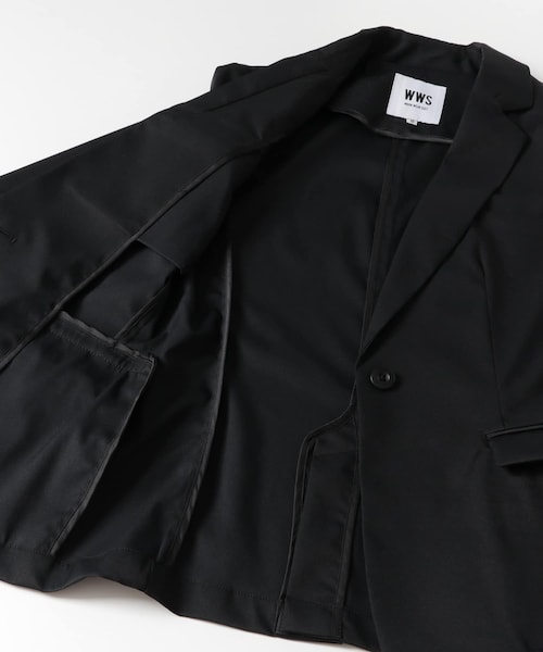 WWS(ワークウェアスーツ)の「WORK WEAR SUITS テーラードライトジャケット(その他・レディース・BLACK/D.NAVY・S/M/L)」の7枚目の写真
