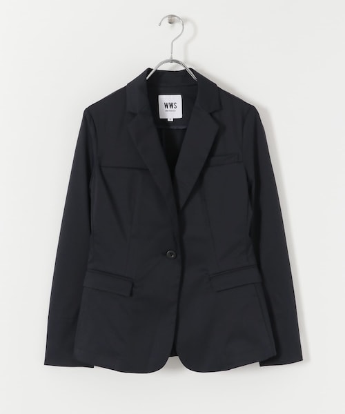 WWS(ワークウェアスーツ)の「WORK WEAR SUITS テーラードライトジャケット(その他・レディース・BLACK/D.NAVY・S/M/L)」の3枚目の写真