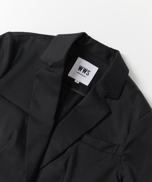 WWS(ワークウェアスーツ)の「WORK WEAR SUITS テーラードライトジャケット(その他・レディース・BLACK/D.NAVY・S/M/L)」の6枚目の写真