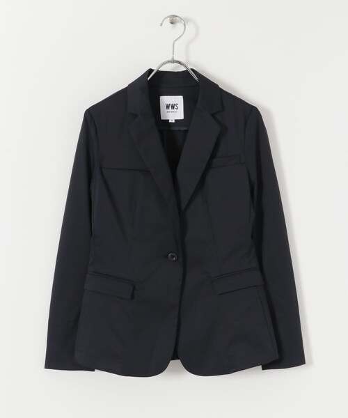 WWS(ワークウェアスーツ)の「WORK WEAR SUITS テーラードライトジャケット(その他・レディース・BLACK/D.NAVY・S/M/L)」の2枚目の写真