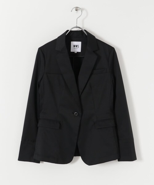 WWS(ワークウェアスーツ)の「WORK WEAR SUITS テーラードライトジャケット(その他・レディース・BLACK/D.NAVY・S/M/L)」の1枚目の写真