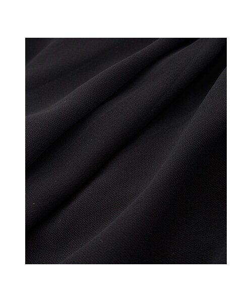 gracegift（グレースギフト）の「優雅圓舞曲 韓國復古雪紡及膝裙（スカート・レディース・酒紅/黑/棕・F）」の6枚目の写真