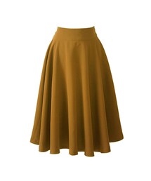 gracegift | 優雅圓舞曲 韓國復古雪紡及膝裙(スカート)