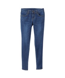 gracegift | 極致線條 韓國刷色小抓破牛仔褲(パンツ)