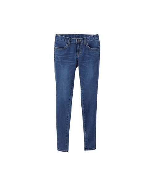 gracegift(グレースギフト)の「極致線條 韓國刷色小抓破牛仔褲(パンツ・レディース・藍・S/M)」の1枚目の写真