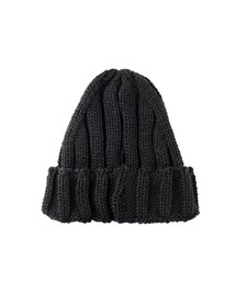 gracegift | 時髦韓妞 韓國粗針織反摺毛帽(帽子)
