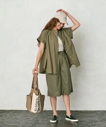 PUAL CE CIN | 【Du noir】タイプライターハーフパンツ(その他パンツ)