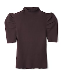 GRL | パワーショルダーリブニットトップス(Tシャツ/カットソー)