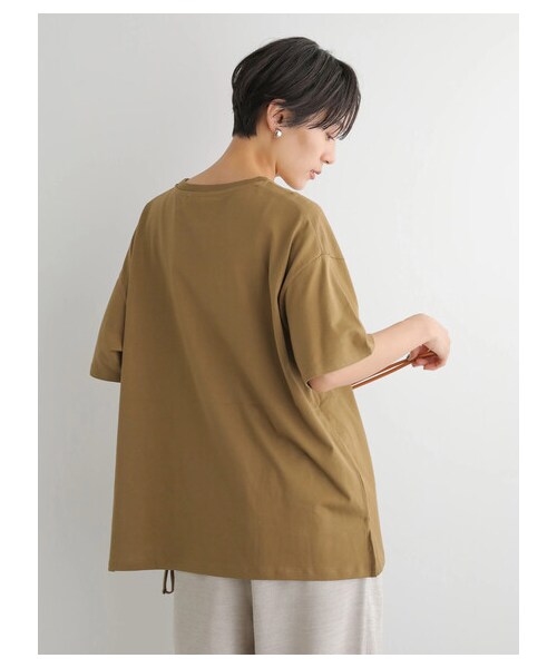 AMERICAN HOLIC（アメリカンホリック）の「ドロストカットプルオーバー（トップス・ブラック/キャメル・M/L）」の11枚目の写真