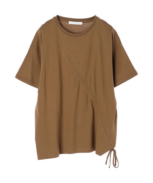 AMERICAN HOLIC（アメリカンホリック）の「ドロストカットプルオーバー（トップス・ブラック/キャメル・M/L）」の22枚目の写真