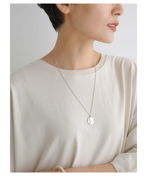 AMERICAN HOLIC（アメリカンホリック）の「裾ラウンド5分袖カットチュニック（トップス・アイボリー/ボーダーキャメル/ボーダーブラック・M/L）」の9枚目の写真