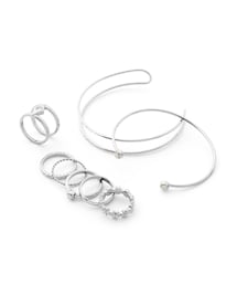 GRL | ブレス2本+リング6個セット(リング)