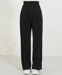 ウエストゴムドット柄パンツ・全3色