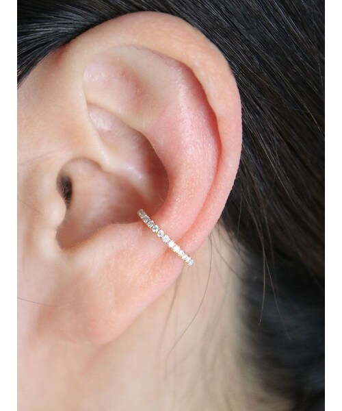 水金地火木土天冥海（スイキンチカモクドテンメイカイ）の「《Sia》 イヤカフ メレダイヤモンド 片耳用（その他・レディース・その他）」の4枚目の写真