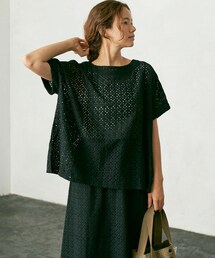 PUAL CE CIN | 【WEB限定】カットワークレースブラウス(シャツ/ブラウス)