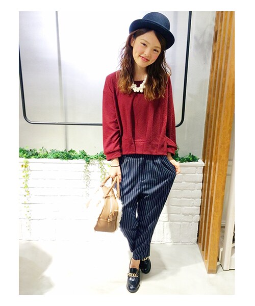 PAGEBOY（ページボーイ）の「フェイクファー切り替え2WAYバッグ（バッグ・レディース・アイボリー/ベージュ系/ピンクベージュ）」の14枚目の写真