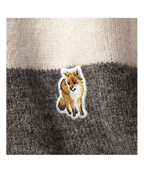 Maison Kitsune（メゾンキツネ）の「Striped Wool Sweater（その他・メンズ・Red・S/M/L/XL）」の6枚目の写真