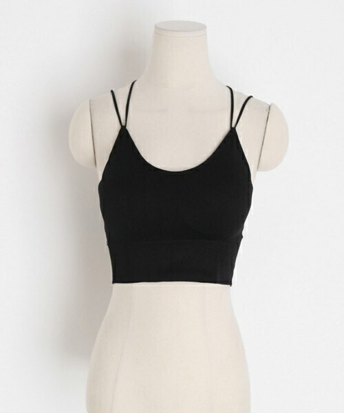 DHOLIC（ディーホリック）の「Xストラップブラトップ・全3色（その他アンダーウェア/インナー・レディース・ホワイト/ブラック/グレー・ONE）」の2枚目の写真