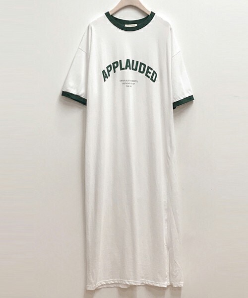 DHOLIC STYLE（ディーホリックスタイル）の「[naturalmind] APPLAUDED配色ワンピース（ワンピース・レディース・その他/ブラック/ホワイト・FREE）」の2枚目の写真