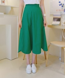 DHOLIC | リネン混スカラップヘムカート(スカート)