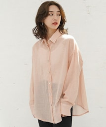 ルーズシアーシャツ・全3色