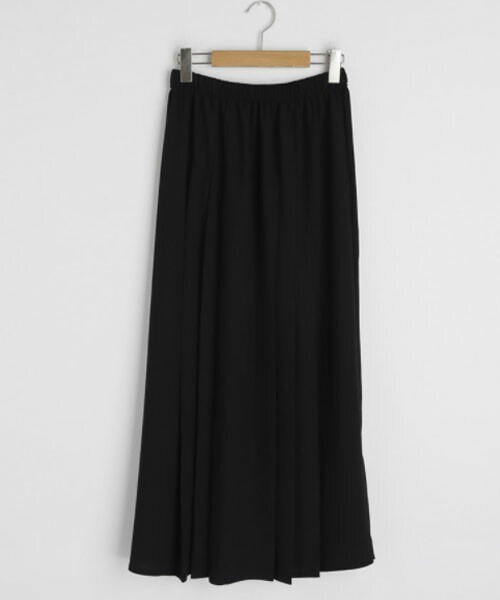 DHOLIC（ディーホリック）の「プリーツスリットスカート（スカート・レディース・グリーン/ベージュ/ブラック・ONESIZE）」の2枚目の写真