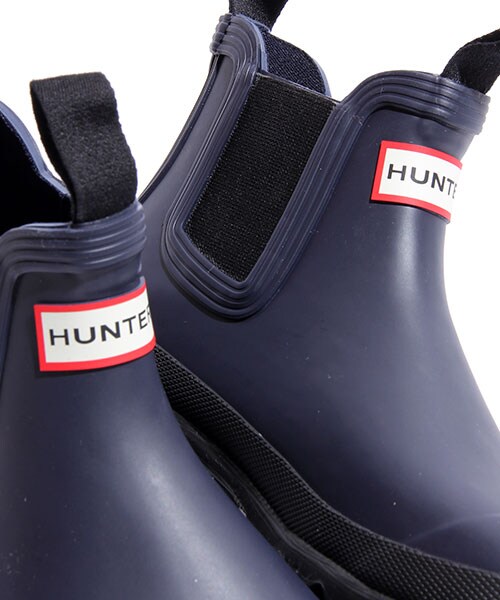 HUNTER（ハンター）の「Original Chelsea Wellington boots（シューズ・メンズ・グリーン/ネイビー・4/5）」の7枚目の写真