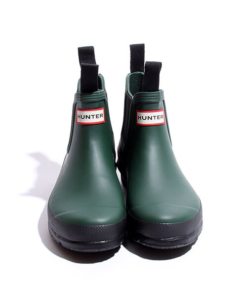 HUNTER（ハンター）の「Original Chelsea Wellington boots（シューズ・メンズ・グリーン/ネイビー・4/5）」の10枚目の写真